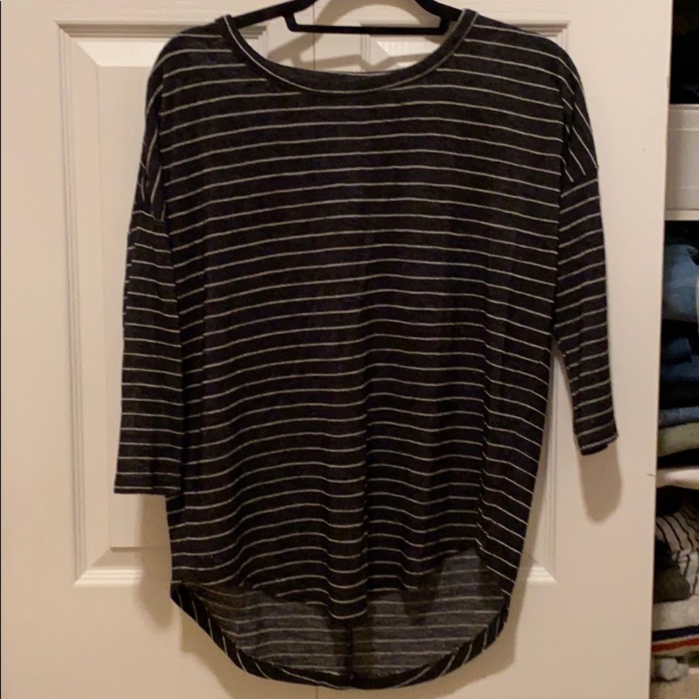 Black and white striped shirt